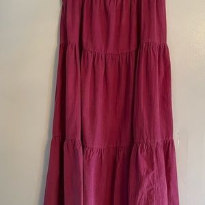 Corduroy prairie skirt
